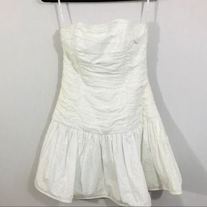 Betsey Johnson Strapless Eyelet Dress Size 6